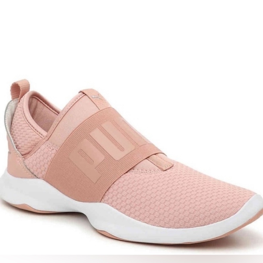 NEW PUMA Dare Slip-On Sneakers - Blush Pink - Sz 6